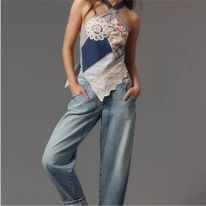 Frame 90s Utility Loose High Rise Straight Leg Jean Size 27